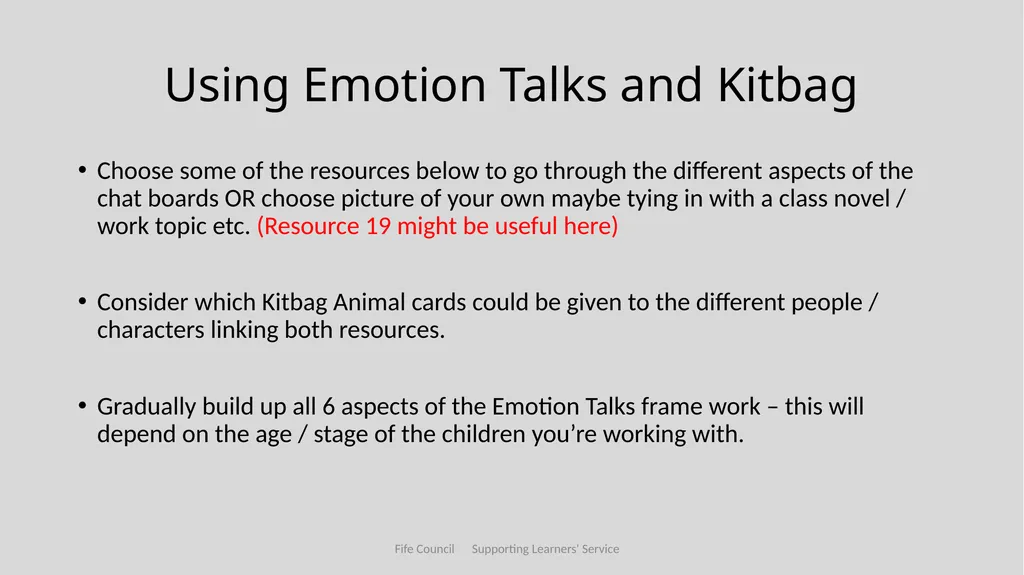 Emotional Understanding and Regulation Featuring - slide 33 of 71