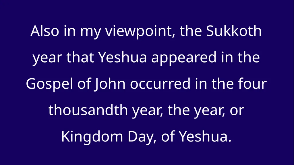 WHEN WAS YESHUA BORN? Evidence Based on Scriptural - slide 384 of 409