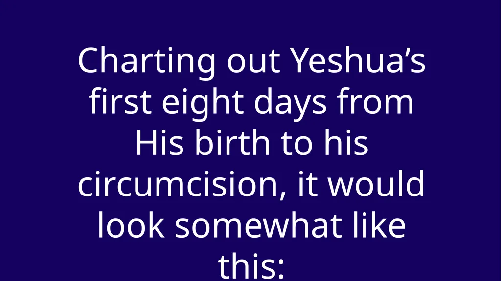 WHEN WAS YESHUA BORN? Evidence Based on Scriptural - slide 39 of 409