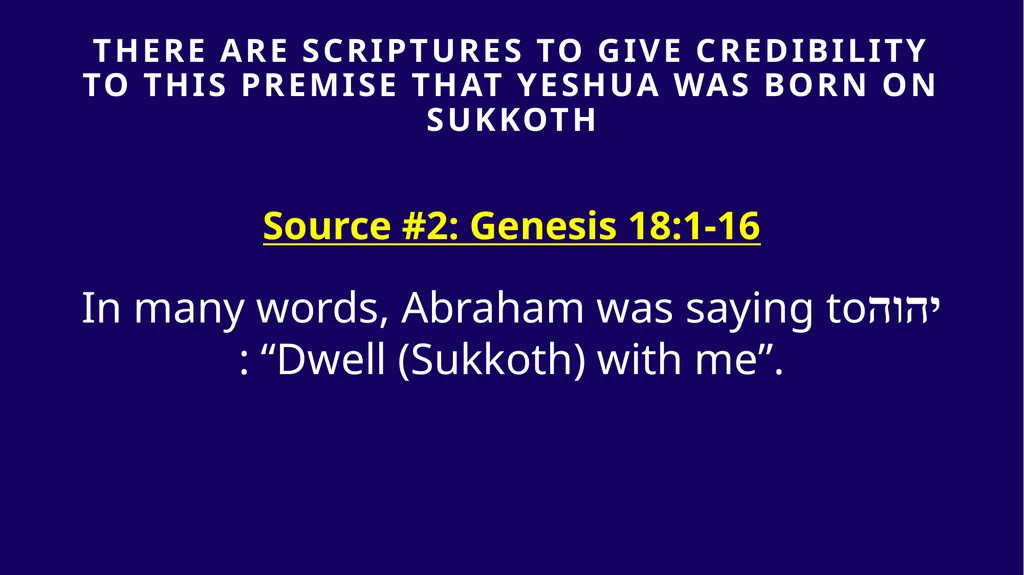 WHEN WAS YESHUA BORN? Evidence Based on Scriptural - slide 150 of 409