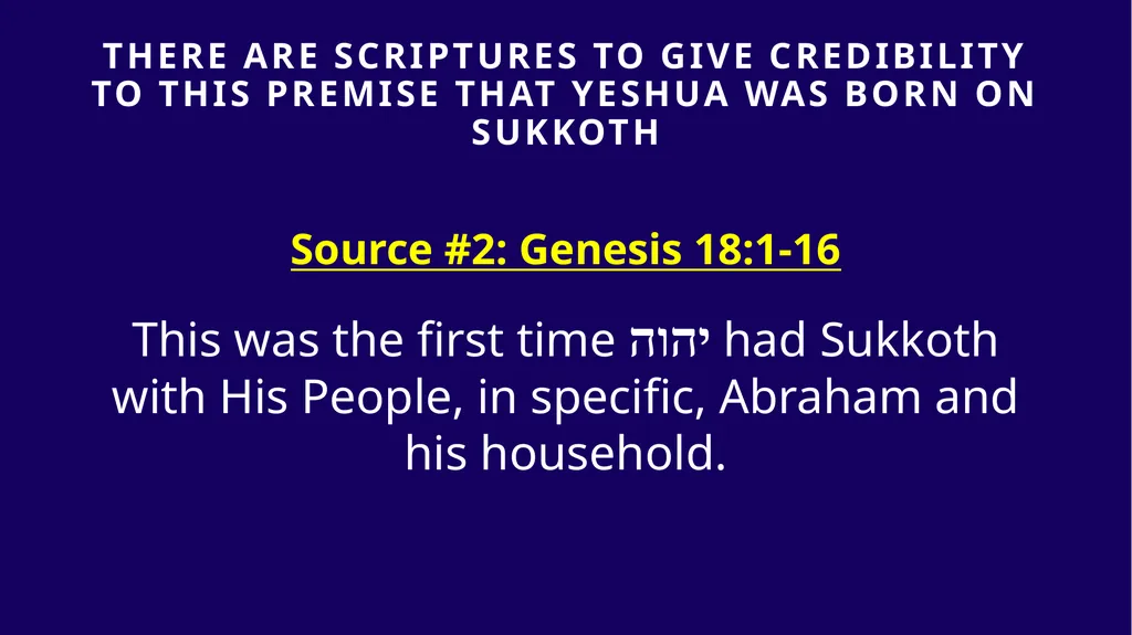 WHEN WAS YESHUA BORN? Evidence Based on Scriptural - slide 151 of 409