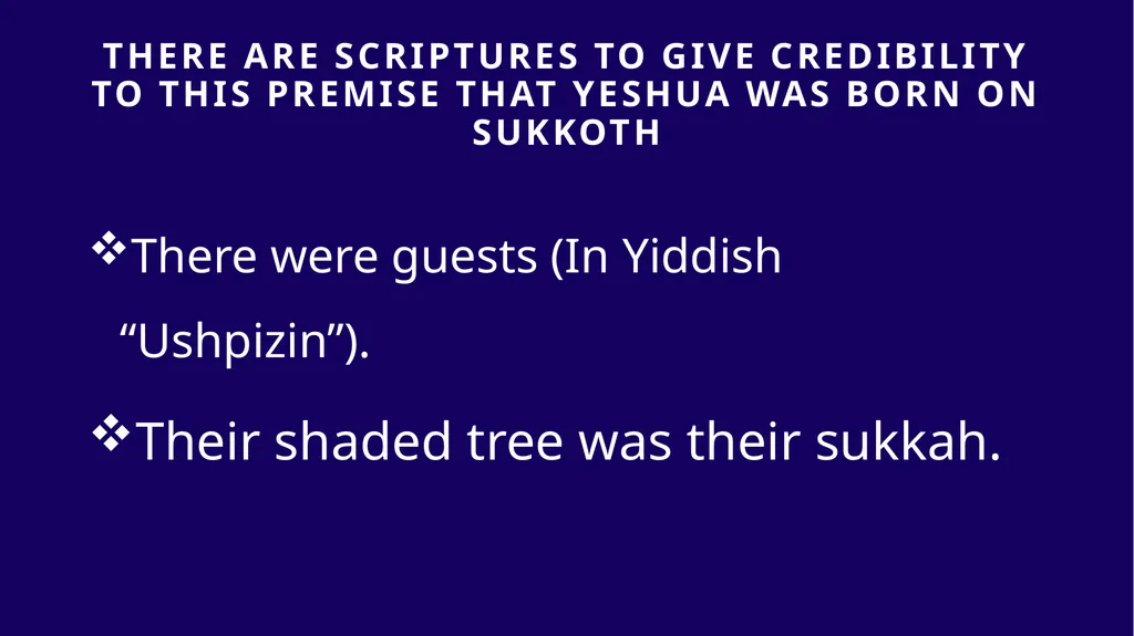 WHEN WAS YESHUA BORN? Evidence Based on Scriptural - slide 154 of 409
