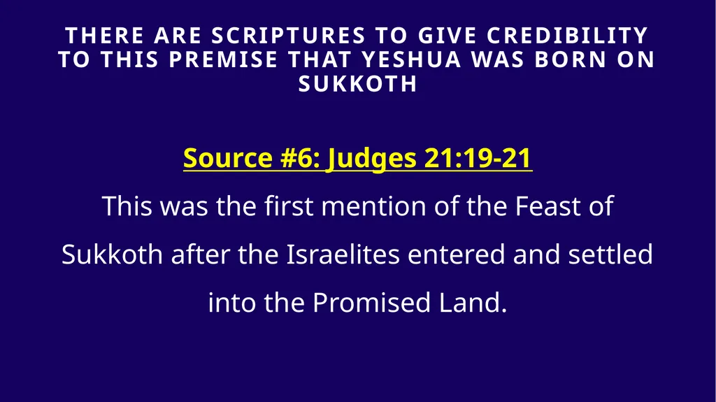 WHEN WAS YESHUA BORN? Evidence Based on Scriptural - slide 233 of 409