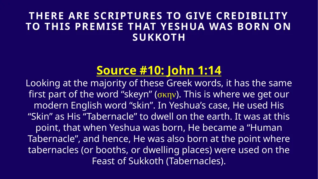 WHEN WAS YESHUA BORN? Evidence Based on Scriptural - slide 298 of 409