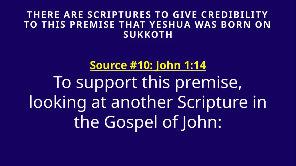 WHEN WAS YESHUA BORN? Evidence Based on Scriptural - slide 299 of 409
