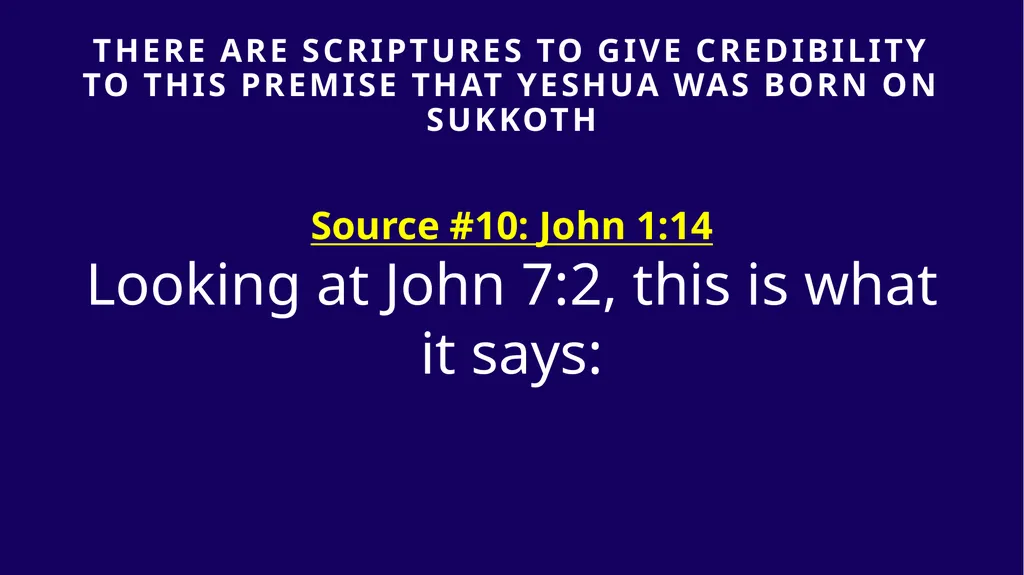 WHEN WAS YESHUA BORN? Evidence Based on Scriptural - slide 300 of 409