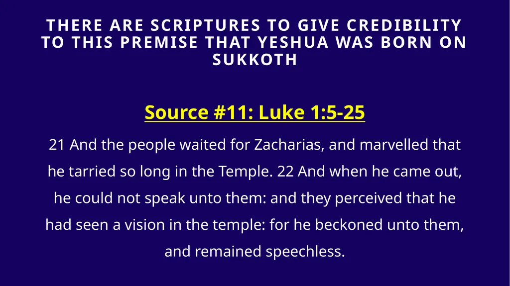 WHEN WAS YESHUA BORN? Evidence Based on Scriptural - slide 317 of 409