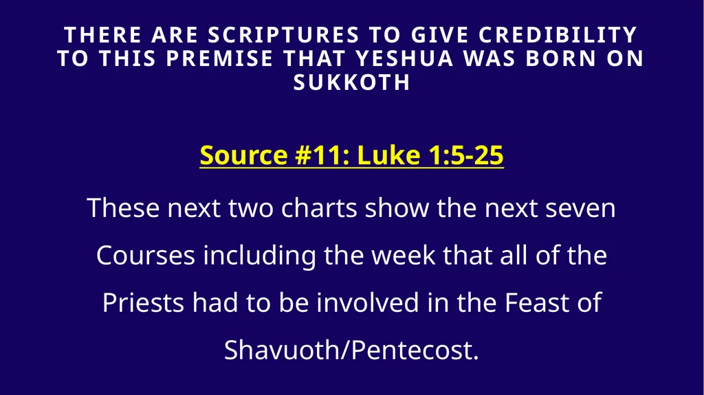 WHEN WAS YESHUA BORN? Evidence Based on Scriptural - slide 329 of 409
