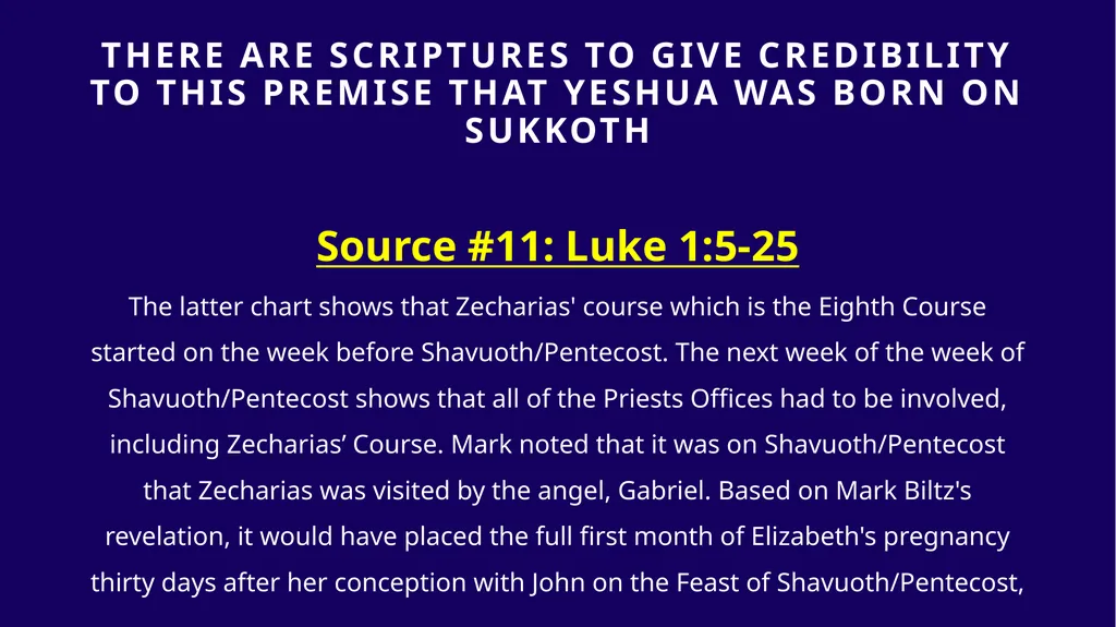 WHEN WAS YESHUA BORN? Evidence Based on Scriptural - slide 331 of 409