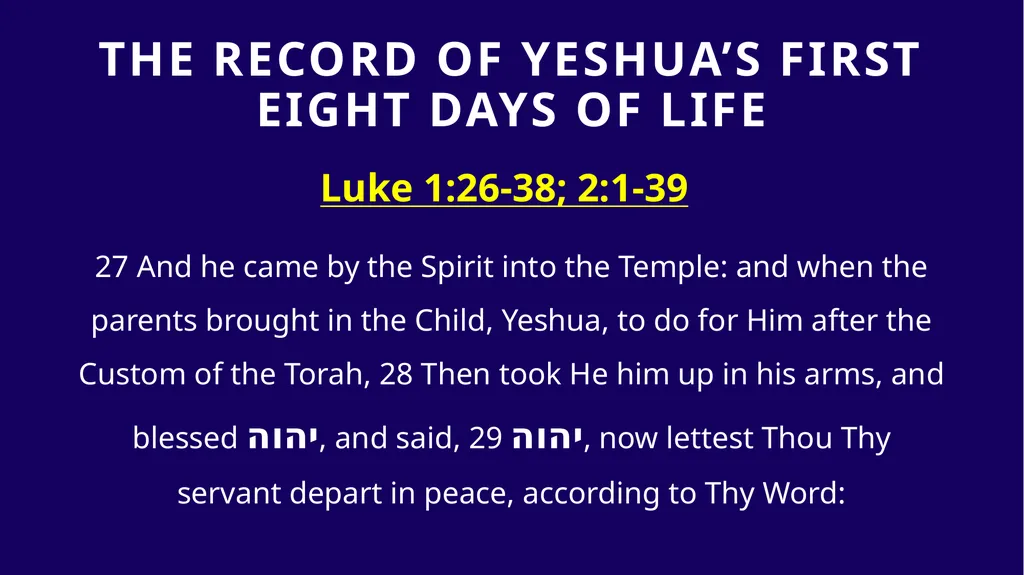 WHEN WAS YESHUA BORN? Evidence Based on Scriptural - slide 28 of 409