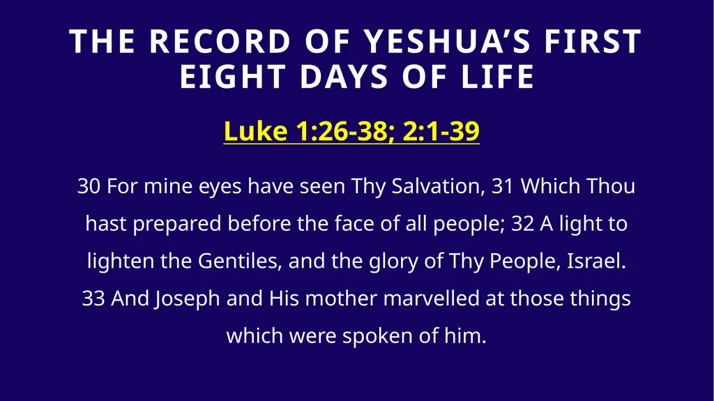 WHEN WAS YESHUA BORN? Evidence Based on Scriptural - slide 29 of 409