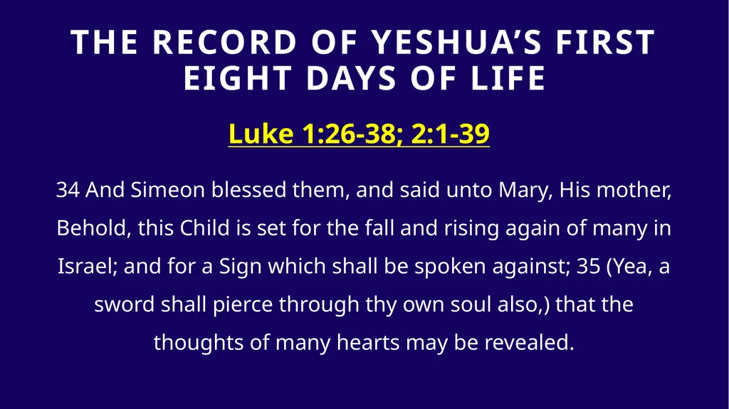 WHEN WAS YESHUA BORN? Evidence Based on Scriptural - slide 30 of 409