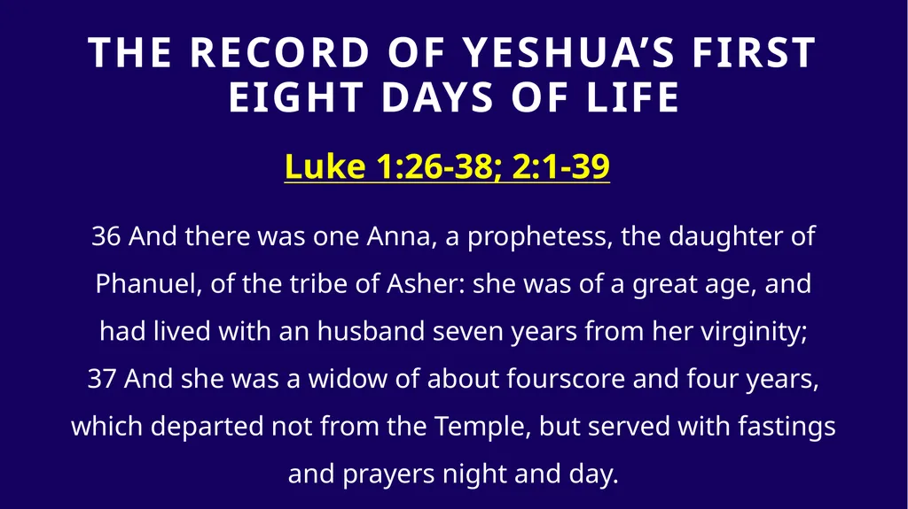 WHEN WAS YESHUA BORN? Evidence Based on Scriptural - slide 31 of 409