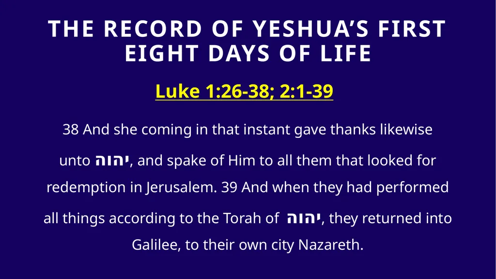 WHEN WAS YESHUA BORN? Evidence Based on Scriptural - slide 32 of 409