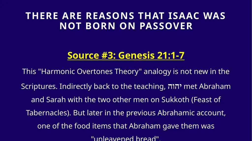 WHEN WAS YESHUA BORN? Evidence Based on Scriptural - slide 180 of 409