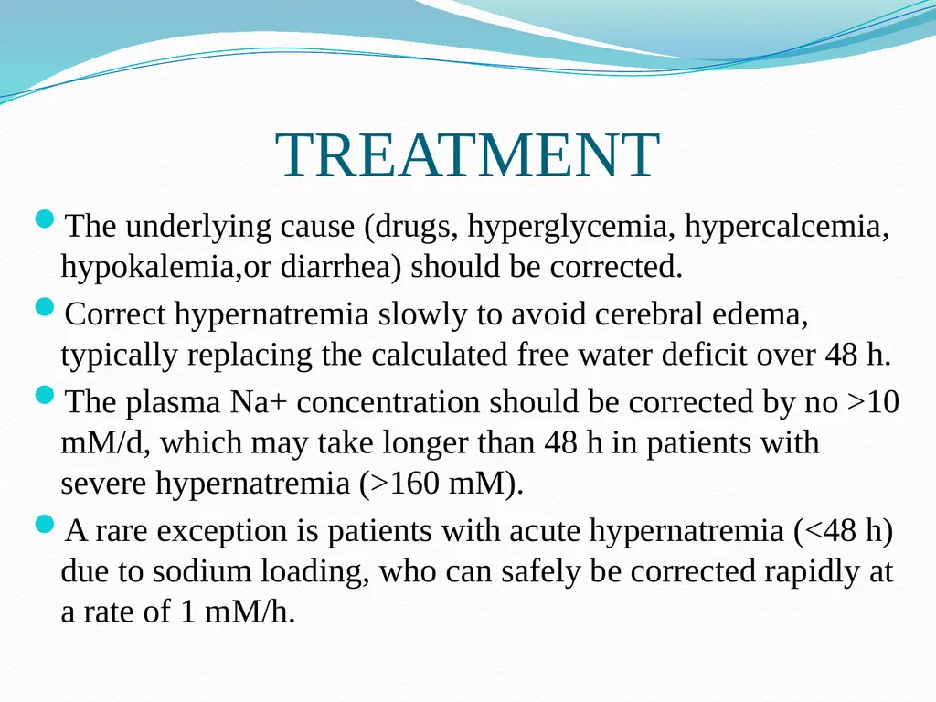HYPERNATREMIA DR. NITHYA RAMANUJAN JUNIOR RESIDENT - slide 16 of 20