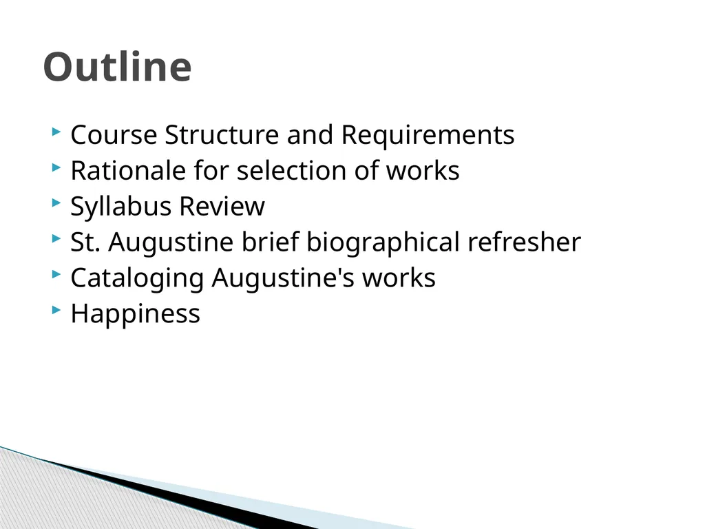 Lecture 1: Introduction Dr. Ann T. Orlando 17 - slide 2 of 39