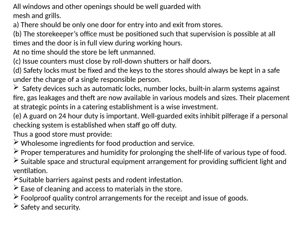 Subject Title : FOOD SERVICE MANAGEMENT-II Subject - slide 46 of 47