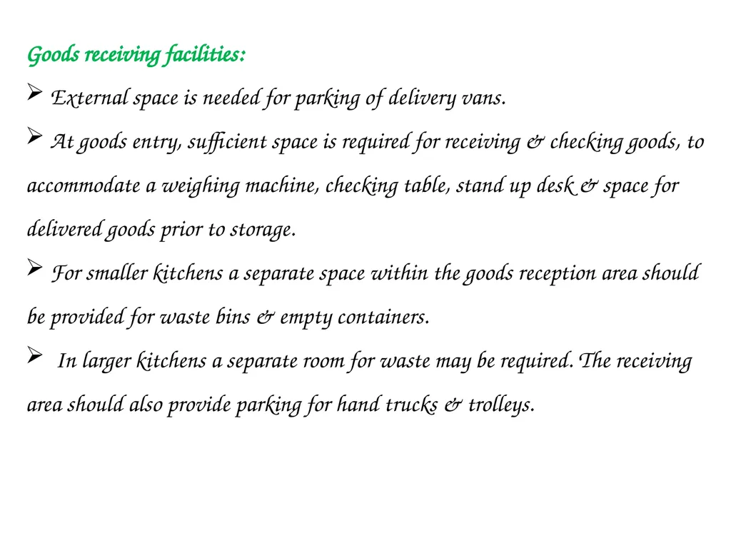 Subject Title : FOOD SERVICE MANAGEMENT-II Subject - slide 5 of 47