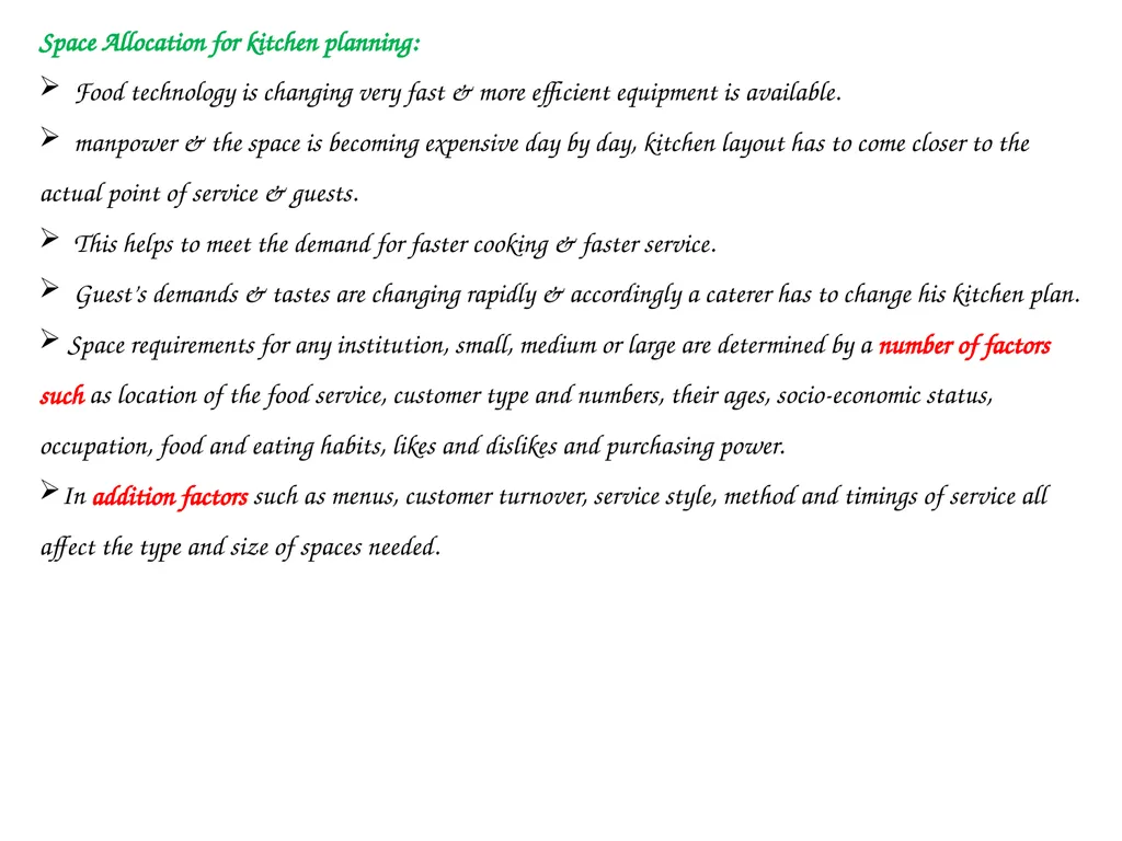 Subject Title : FOOD SERVICE MANAGEMENT-II Subject - slide 7 of 47