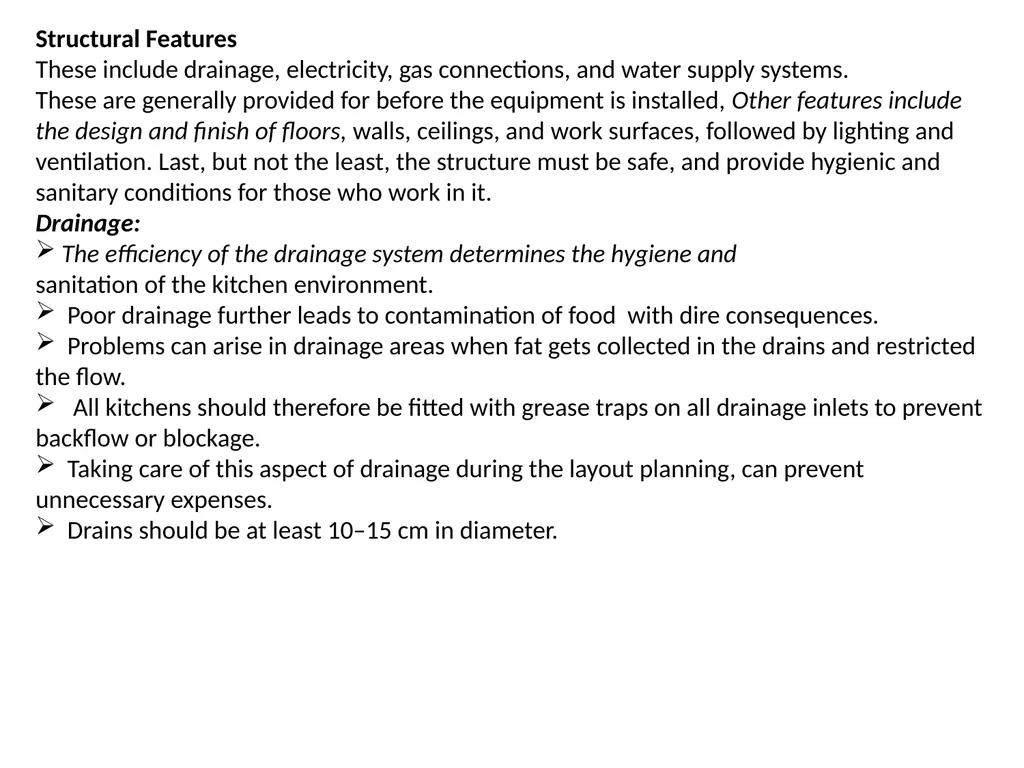Subject Title : FOOD SERVICE MANAGEMENT-II Subject - slide 26 of 47