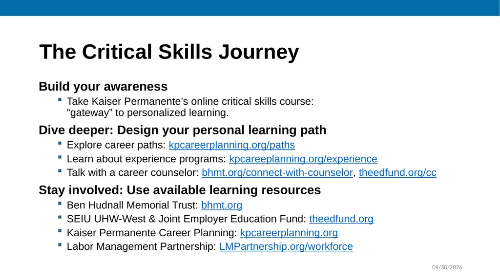 Join the Journey, Charge Up Your Career Kaiser - slide 7 of 17