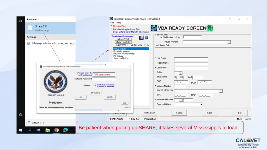 Navigating VBMS June 24, 2025 VBMS (Veterans - slide 36 of 43