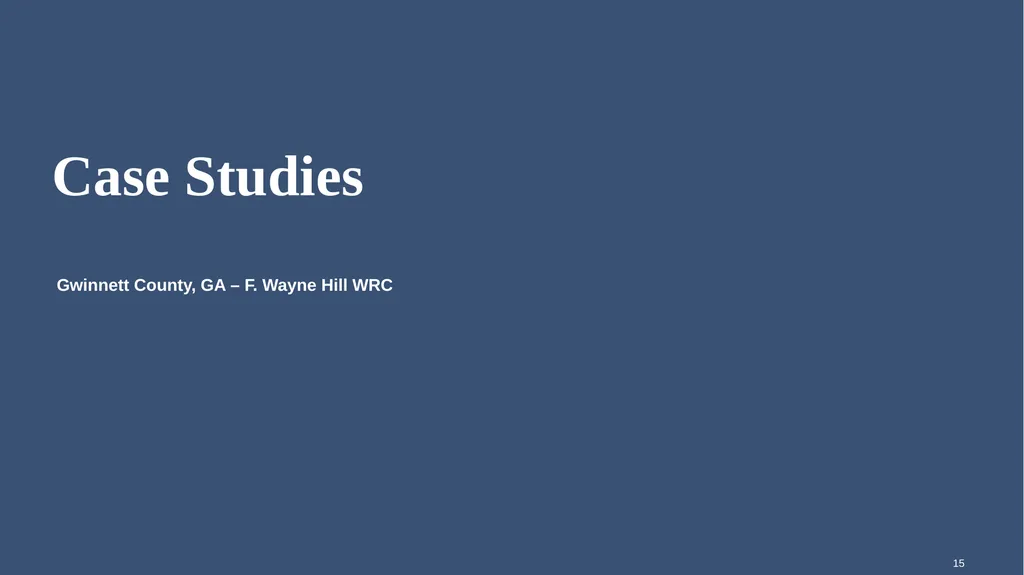 Using Carbon-Based Advanced Treatment (CBAT) to - slide 15 of 29