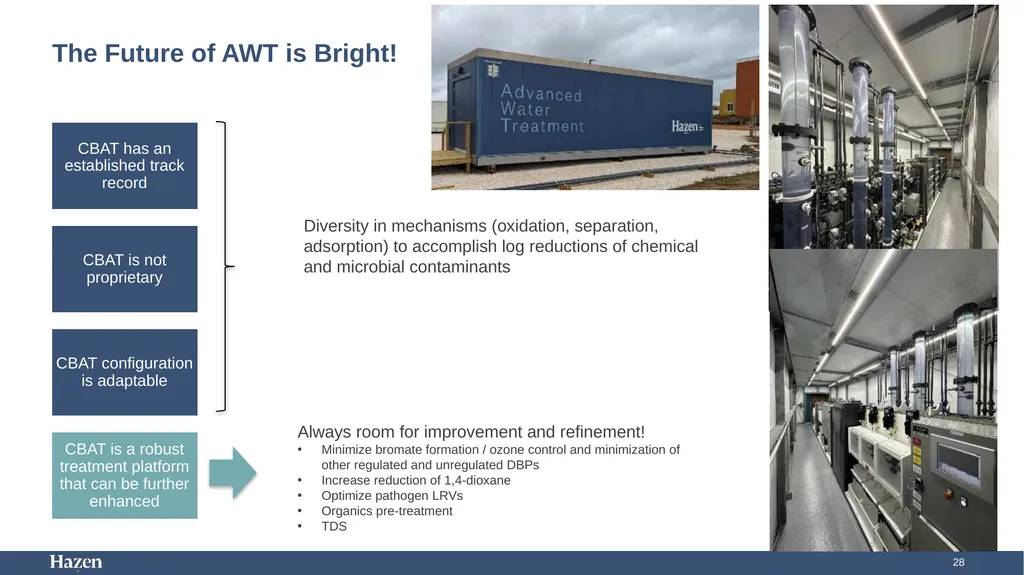 Using Carbon-Based Advanced Treatment (CBAT) to - slide 28 of 29