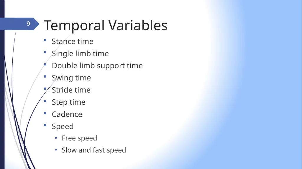 GAIT INTRODUCTION Study of human locomotion . Gait - slide 9 of 27