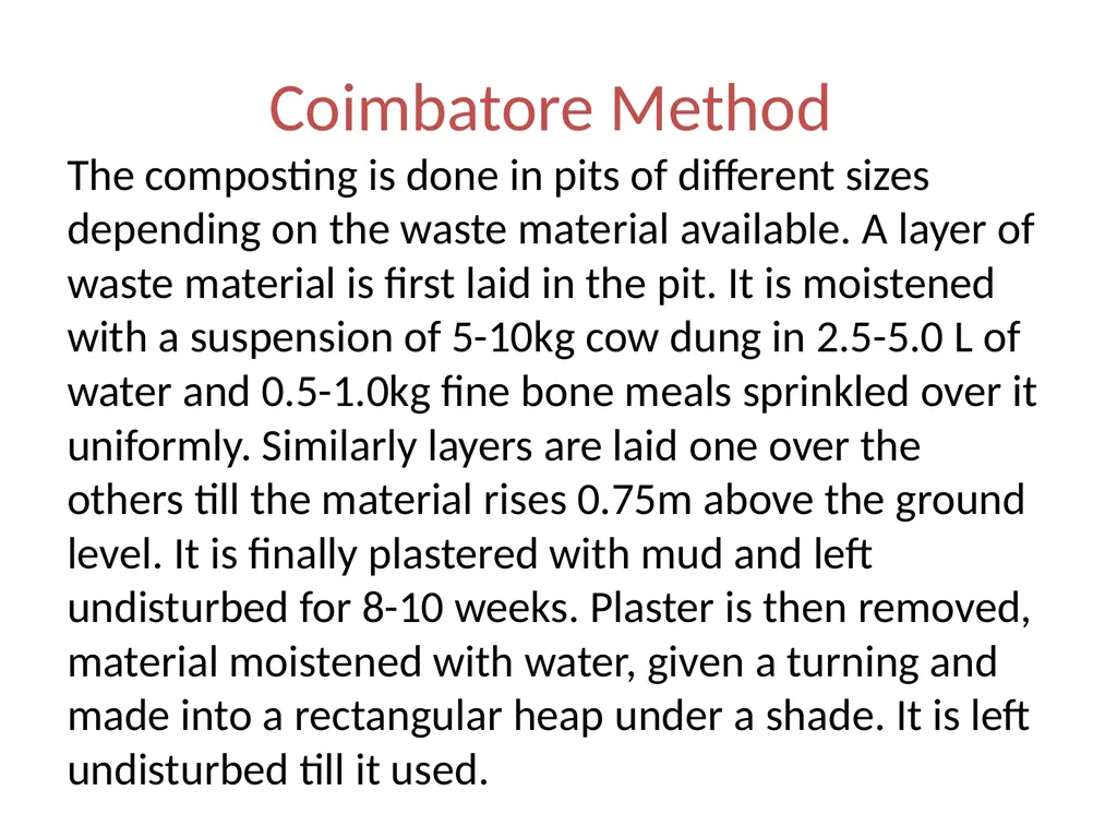 COMPOSTING Composting is the natural process of - slide 7 of 13
