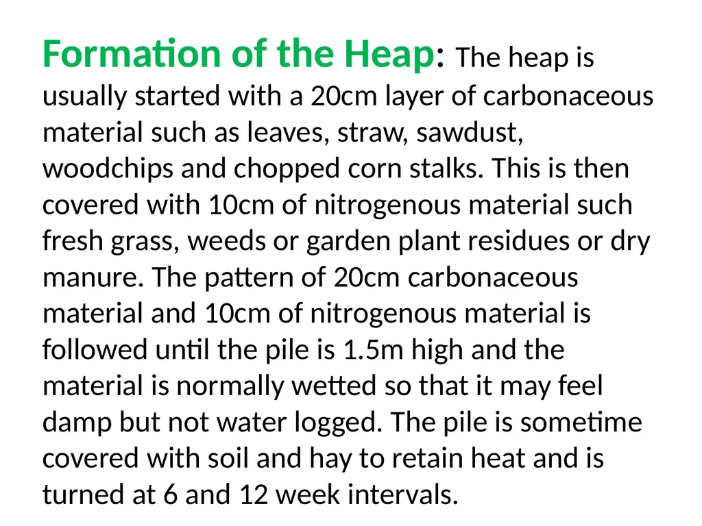 COMPOSTING Composting is the natural process of - slide 12 of 13