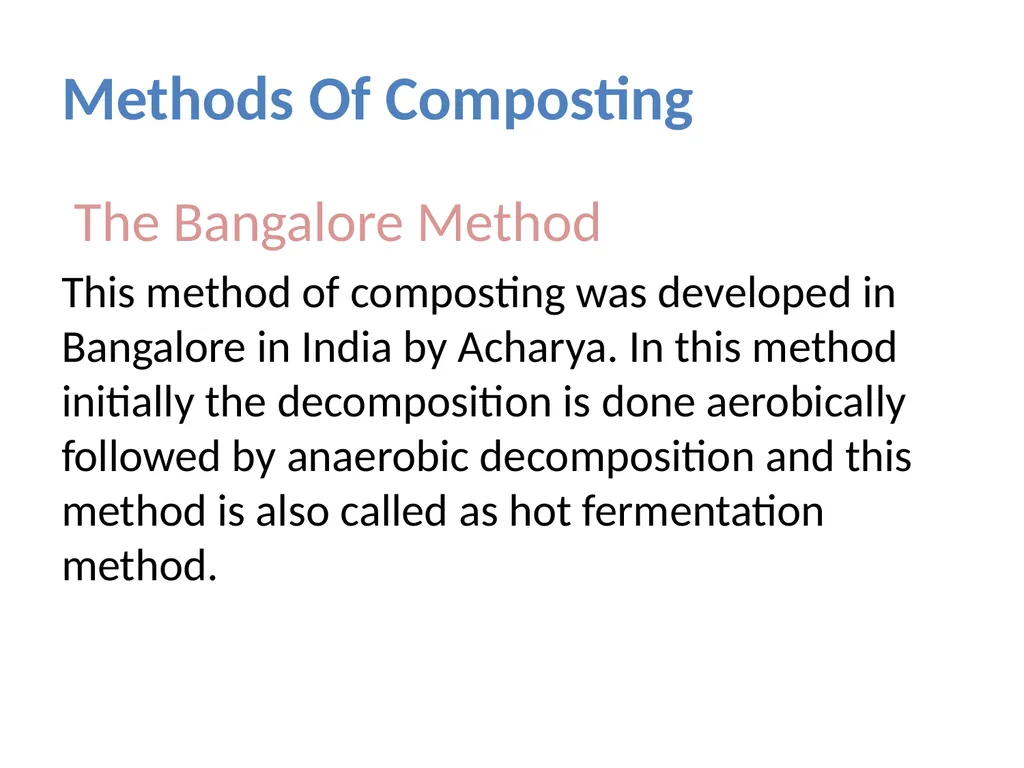 COMPOSTING Composting is the natural process of - slide 2 of 13