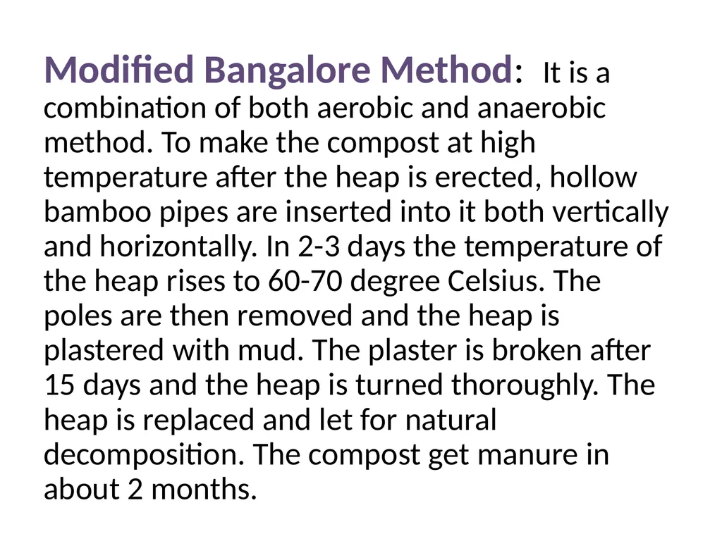 COMPOSTING Composting is the natural process of - slide 5 of 13