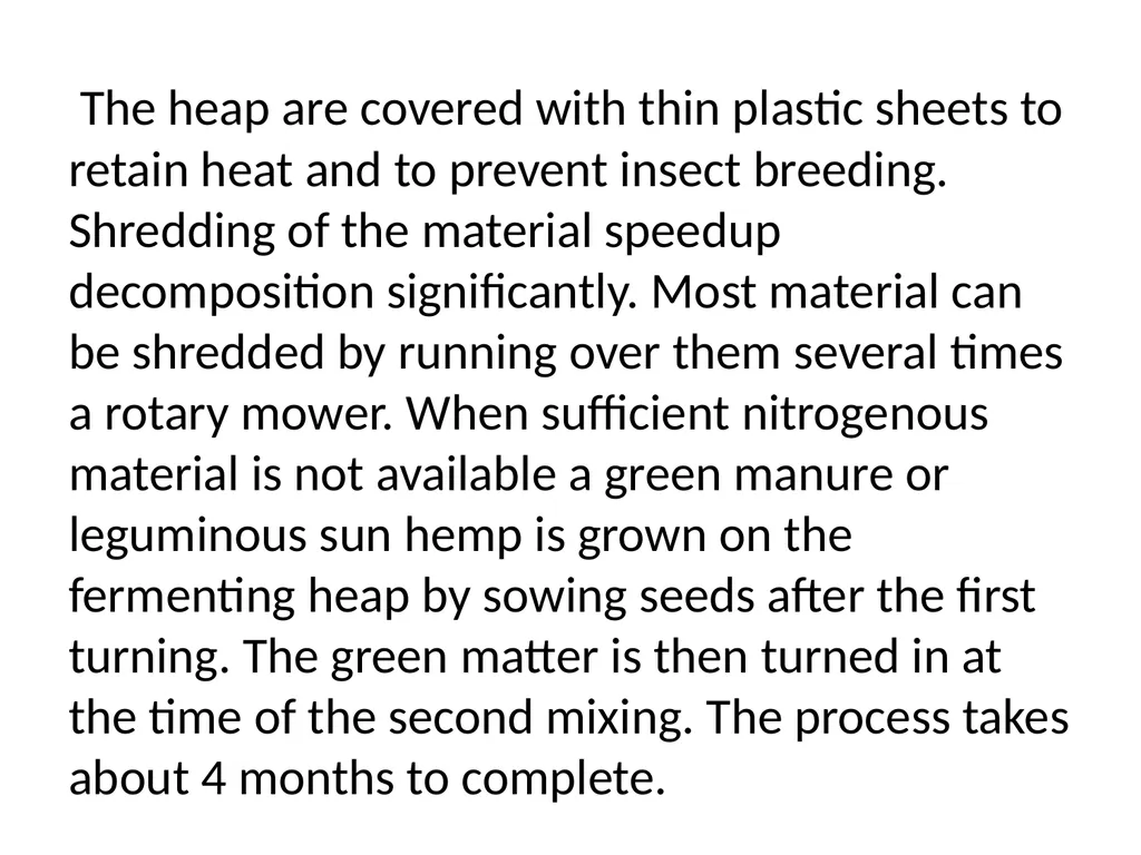 COMPOSTING Composting is the natural process of - slide 13 of 13