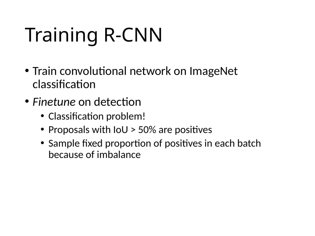Object detection The Task R-CNN: Regions with CNN - slide 11 of 56