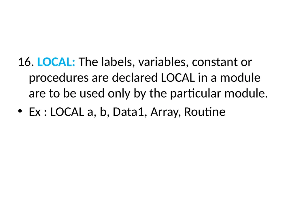 UNIT-II 8086 ASSEMBLY LANGUAGE PROGRAMMING BY: Ms. - slide 19 of 29