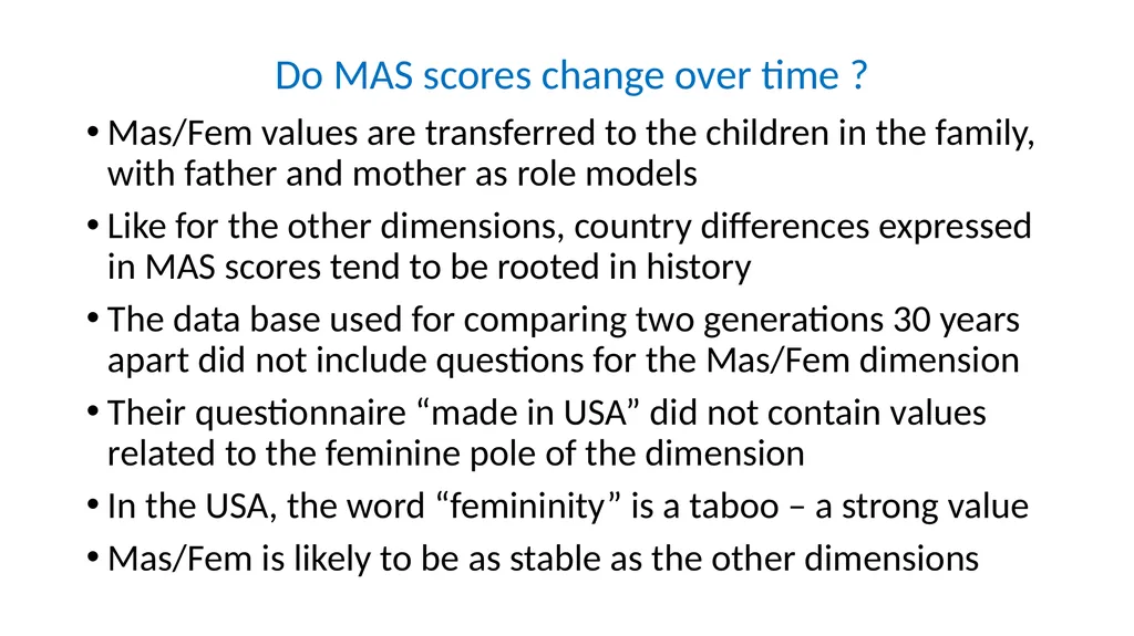 Masculinity/Femininity in 10 minutes Geert - slide 8 of 8