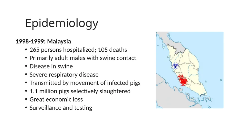 Preventing Future Pandemics. Nipah Virus “Bat with - slide 19 of 32