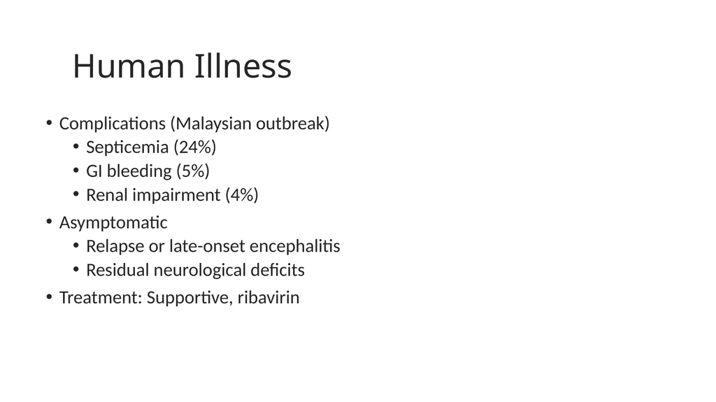 Preventing Future Pandemics. Nipah Virus “Bat with - slide 24 of 32
