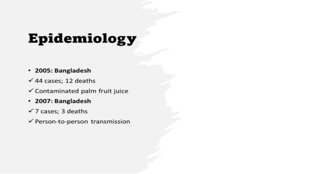 Preventing Future Pandemics. Nipah Virus “Bat with - slide 22 of 32