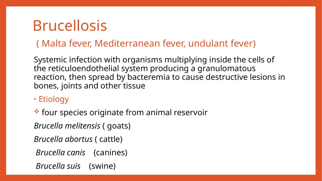 Zoonotic infections CLS 416 Learning outcomes - slide 16 of 40