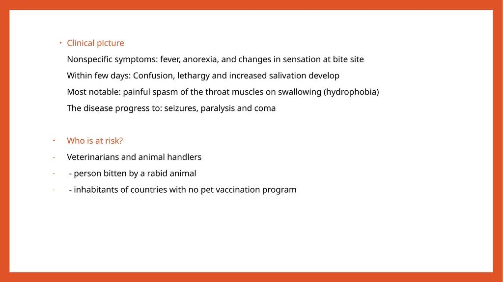 Zoonotic infections CLS 416 Learning outcomes - slide 11 of 40