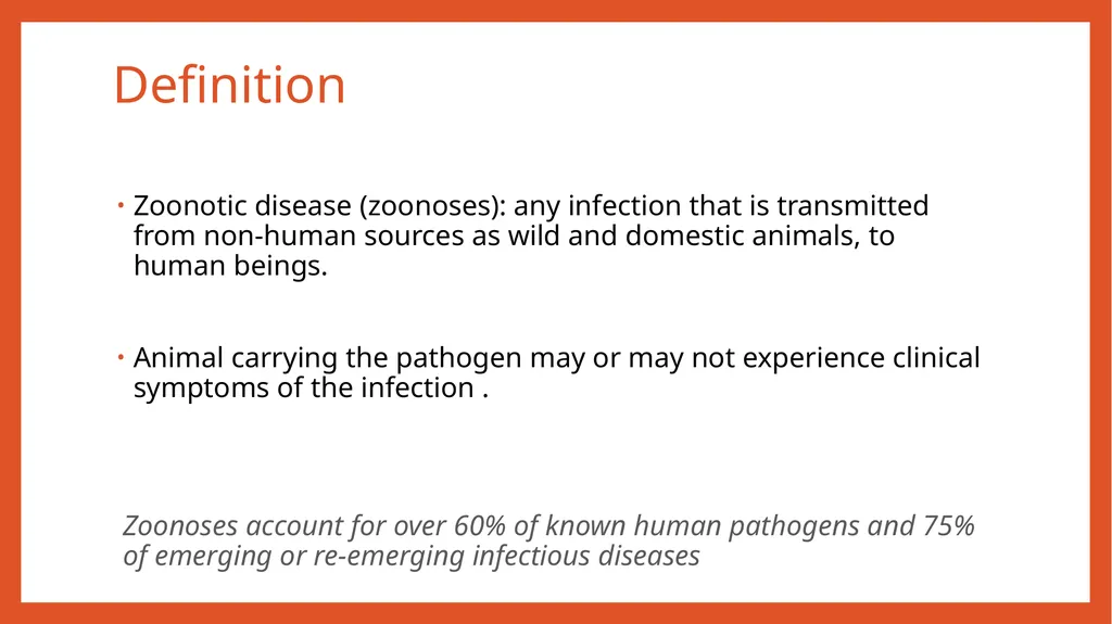 Zoonotic infections CLS 416 Learning outcomes - slide 3 of 40