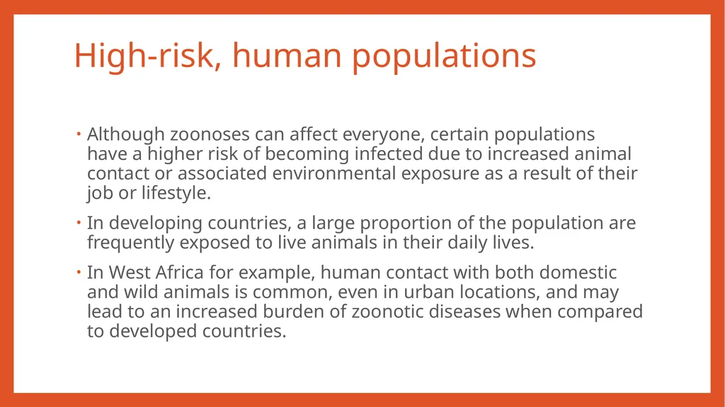 Zoonotic infections CLS 416 Learning outcomes - slide 4 of 40