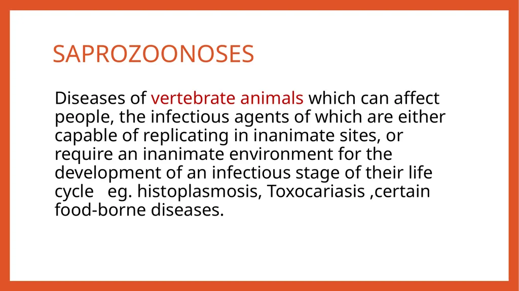 Zoonotic infections CLS 416 Learning outcomes - slide 32 of 40