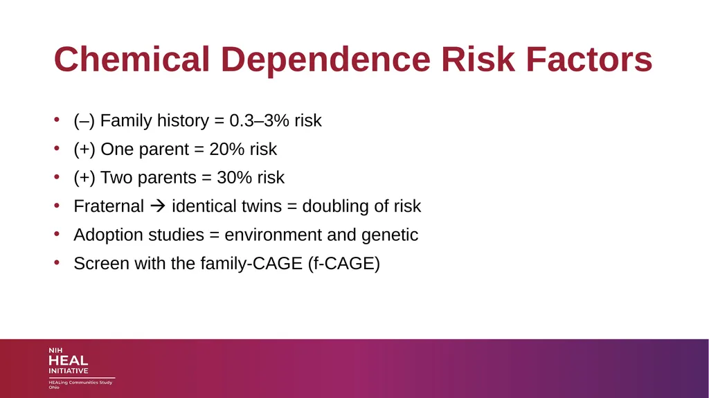 SUBSTANCE USE DISORDERS: Overview and applications - slide 21 of 48