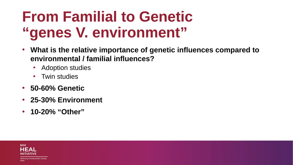 SUBSTANCE USE DISORDERS: Overview and applications - slide 13 of 48