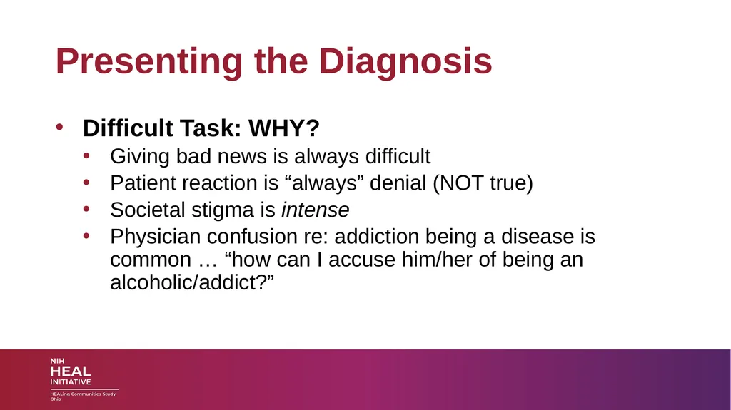 SUBSTANCE USE DISORDERS: Overview and applications - slide 33 of 48