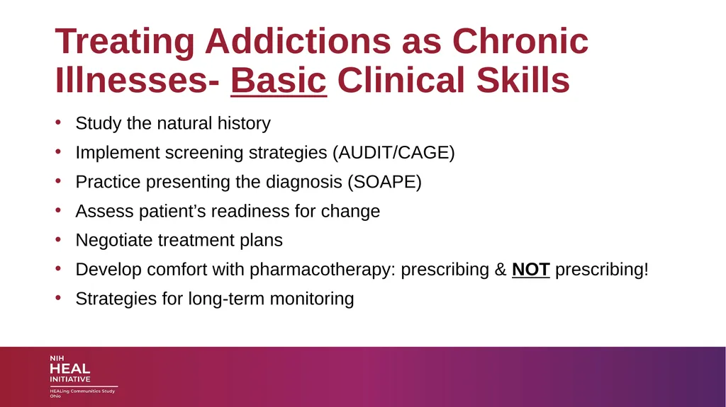 SUBSTANCE USE DISORDERS: Overview and applications - slide 29 of 48
